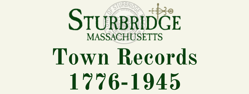 Town Records 1776-1945