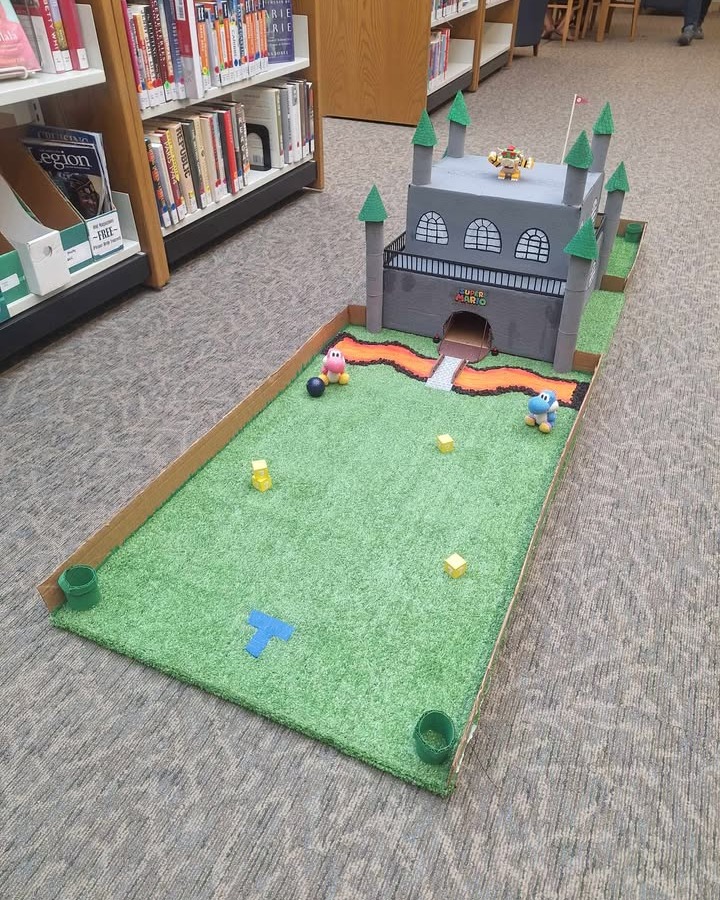 Castle mini-golf hole