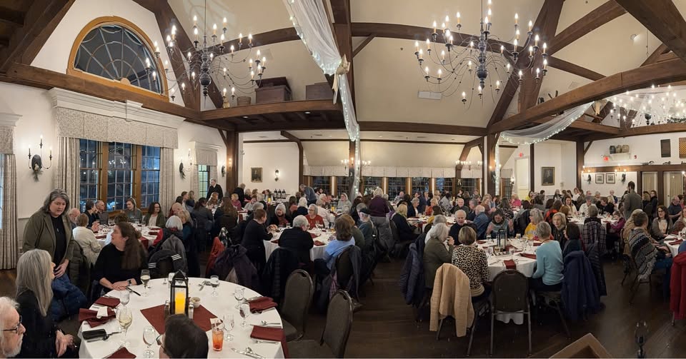 Hank Phillippi Ryan Dinner - view of the dinner tables