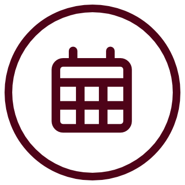 Events Calendar quick link hover icon