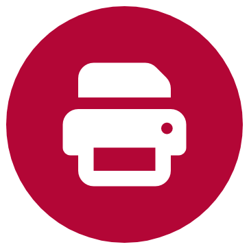 Print, scan, fax quick link icon