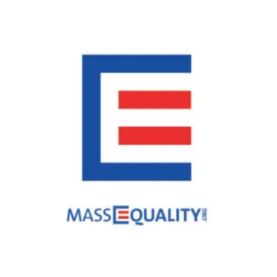 Mass Equality logo featuring a stylized representation of equality and inclusivity symbols in vibrant colors.
