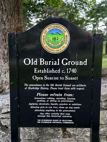 cemetery sign