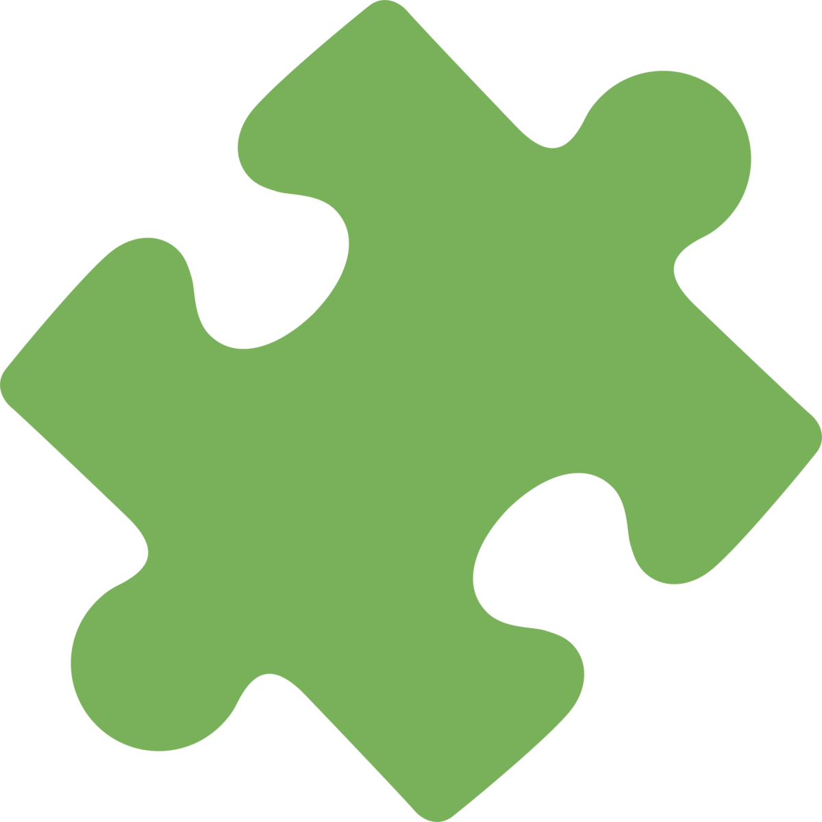 Picture of a green puzzle piece.