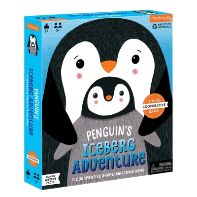 Penguin's Iceberg Adventure: A Cooperative Shape-Matching Game!