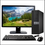 Desktop computer and monitor
