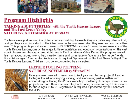 Front page of November Newsletter.
